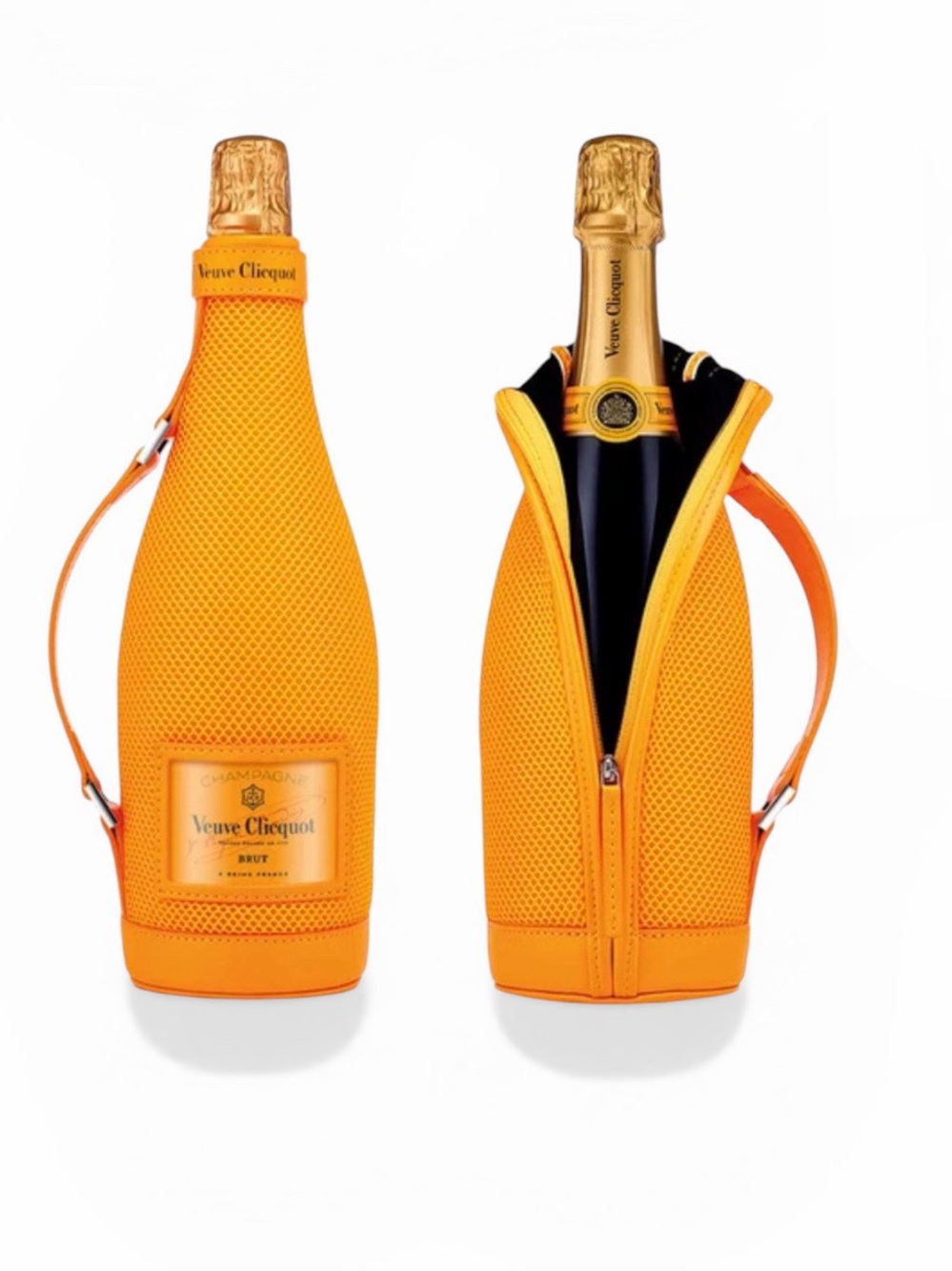 Veuve Clicquot Insulated Ice Bottle Jacket Orange Champagne Brut 750 ml Cooler